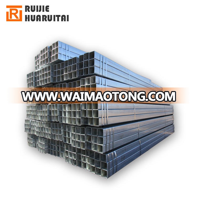 80 x 80 hot dip galvanized steel square tube size, square hollow section galvanised steel tube price per ton